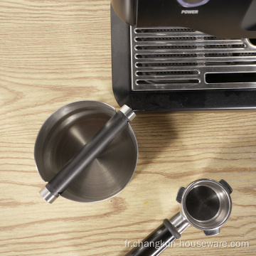 Boîte à frapper durable en acier inoxydable Espresso Barista